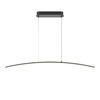 Liniowa czarna lampa wisząca 98cm LED Curve MOD243PL-L18BK Maytoni