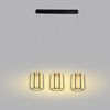 Lampa wisząca potrójna prosta z trzystopniowym ściemniaczem typu "klik" Xara Aviano Lighting 7210-0310