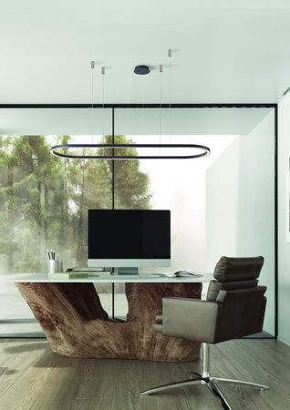 Lampa wisząca czarna ELENA 150 LED AZzardo AZ5057