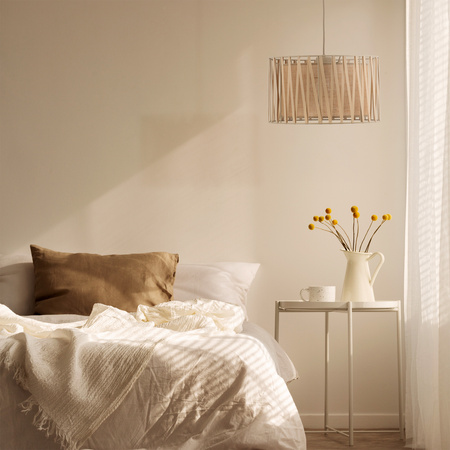 Lampa wisząca o średnicy 38cm wykonana z juty HARMONY SABIA 1XE27 Tk Lighting 11460