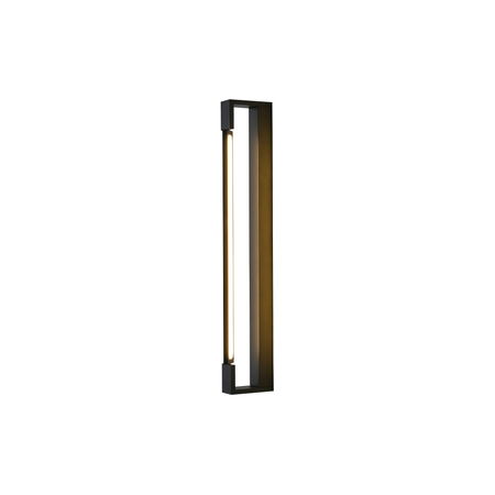 Czarny kinkiet do łazienki pionowy lub poziomy z ruchomym LED Flexia IP44 WL0121-M-BK Yaskr