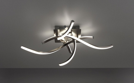 Lampa sufitowa LOLAsmart-SWING LED RGB Leuchten Direkt 11995-55 sterowana pilotem