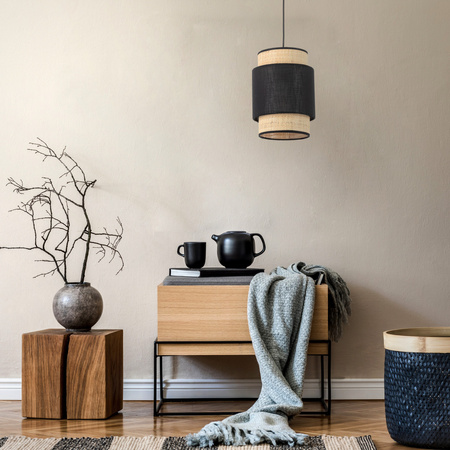 Lampa wisząca BOHO NEW BLACK 20cm TK Lighting 5656