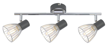 MODO LAMPA SUFITOWA LISTWA 3X40W E14 CZARNY+CHROM Candellux 93-61539