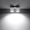 Lampa sufitowa, oprawa podwójna QUAD Sollux Lighting SL.0063 SL.0064 SL.0065 - kolor do wyboru