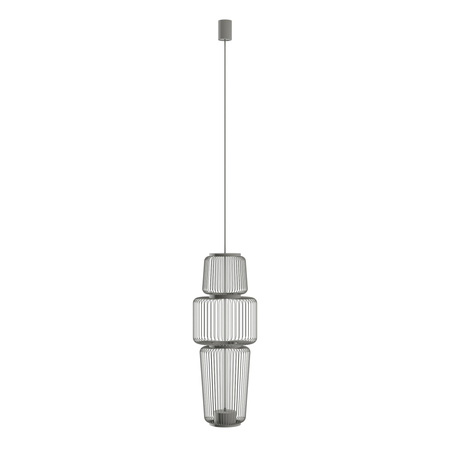 Lampa wisząca druciana w kolorze jedwabistego grafitu 1xGX53 NOME B Nowodvorski 12251