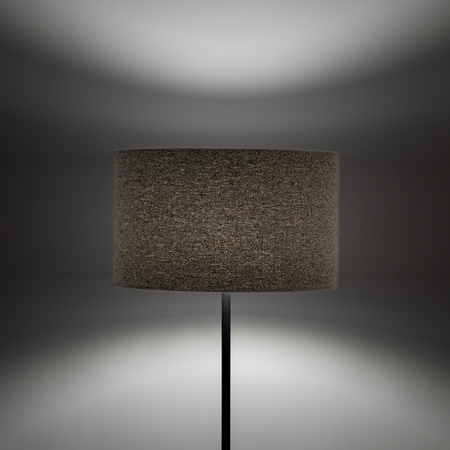 Lampa podłogowa z abażurem 50cm VELLUM BLACK 1XE27 Tk Lighting 16166
