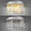 Lampa sufitowa okrągła chrom ze szklanymi zwisami KULUNKA 4xG9 Just Light 15048-17