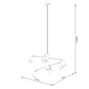 Lampa wisząca LEMMI 6 Sollux Lighting SL.1206 SL.1207 kolor do wyboru
