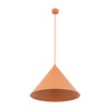 Stożkowa lampa wisząca o średnicy 50cm CONO XL SALMON 1XE27 Tk Lighting 11386
