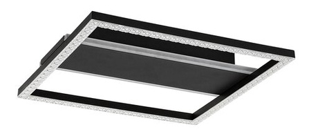 Czarna ramka kwadratowa lampa sufitowa LED 4000K Donya Rabalux 71373