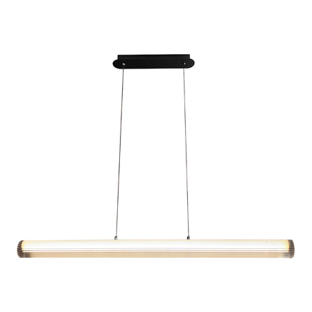 Lampa wisząca akrylowa tuba Trivia Black 16W LED CCT IP44 Milagro ML2731