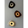 Ozdobny kinkiet z filcu w kolorze kawowym LED EAGLE WALL COFFEE AZZARDO AZ6576