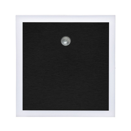 Oprawa schodowa czarna EVO BLACK 3000K z czujnikiem ruchu 12V Milagro EKS6898