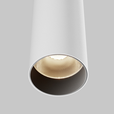 Lampa wisząca biała tuba Focus LED 4000K Maytoni P072PL-L12W4K-1