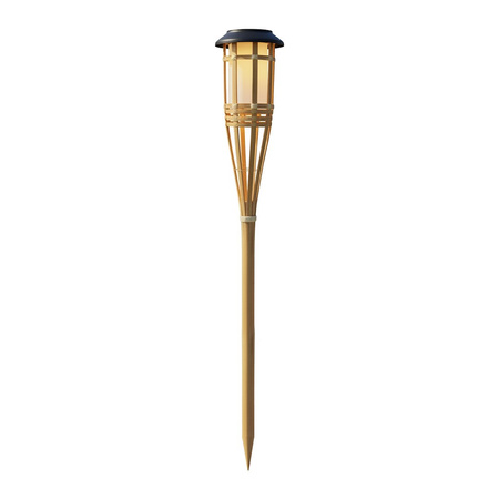 Lampka Solarna dogruntowa imitacja bambusa Bamboo 1800K IP44 Eko-Light EKO2503