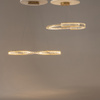 Podłużna kryształowa lampa wisząca 100cm LED 3000K Krone P097PL-L28BS3K Maytoni