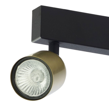 TOP BLACK/GOLD LAMPA SUFITOWA 4 PŁ TK Lighting 1021