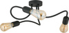 WAVE BLACK LAMPA SUFITOWA 3 PŁ E27 TK Lighting 4407