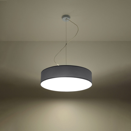 Lampa wisząca ARENA 45 szara Sollux SL.0119