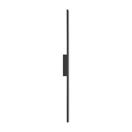 Podłużny pionowy kinkiet elewacyjny czarny 100cm 3000K IP54 DEMI LED M Nowodvorski 11555