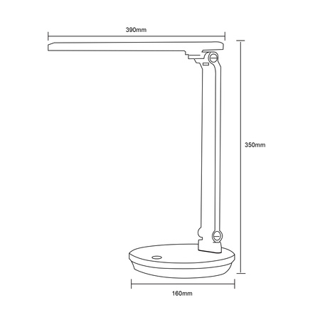 Lampka biurkowa BIURKOWA LED Zuma Line SM-542-WH