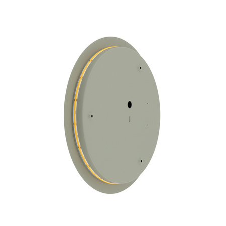 Kinkiet LED metalowe koło 35cm w kolorze szałwiowym podświetlające ściane RING LED L 3000K Nowodvorski 12661