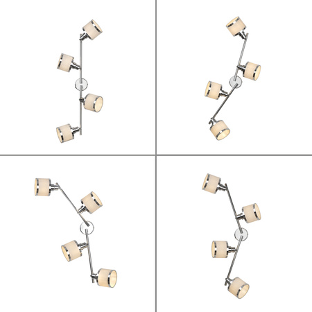 Lampa sufitowa 4-punktowa ACCOR 4xE14 Just Light 15374-17