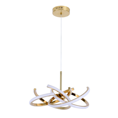 Lampa wisząca Spider 48 cm złota LED CCT Light Prestige LP-1225/1P 48 GD