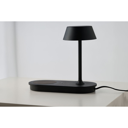 Lampka stołowa z funkcją ładowania NFC FINO TABLE DIMM NFC CHARGER BK AZZARDO AZ5913
