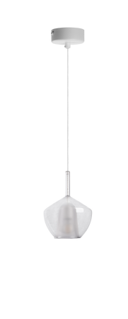 Pojedyńcza szklana lampa wisząca GRACE C CLEAR AZZARDO AZ6294