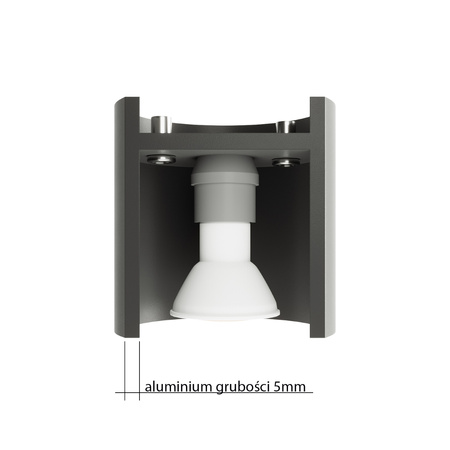Lampa sufitowa, oprawa ORBIS BLACK Sollux Lighting SL.0016