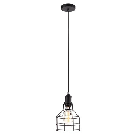Lampa wisząca Synthia industrialna czarna Italux MDM2266-1