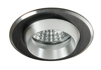 SA-02 STB/AL MR16 SAT CZARNY OPR. STROP  STAŁA ALUMINIUM Candellux 2210202