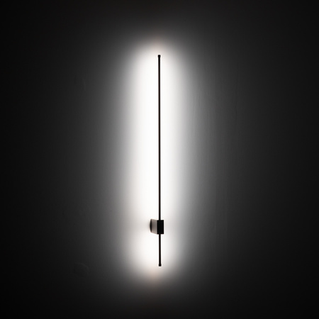 Kinkiet cienki profil LED 88cm w kolorze brązowym podświetlający ściane BLIXA BROWN KINKIET LED 12W 1xLED Tk Lighting 18297