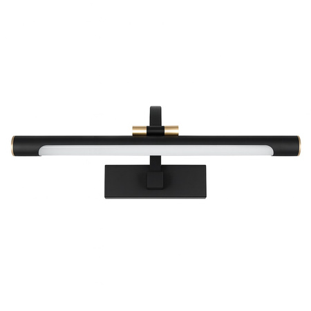Kinkiet czarny z dodatkiem złota VINCI 15W 4000K 60cm IP44 Milagro ML2034