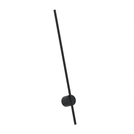Czarny kinkiet podświetlający ścianę do salonu lub łazienki Chloe LED IP44 WL0107-BK Yaskr
