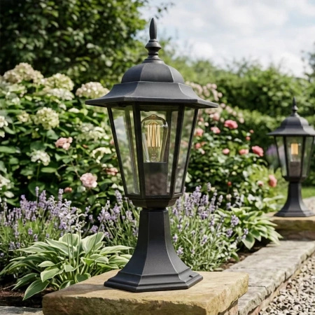 Czarna lampa zewnętrzna do ogrodu STANDARD CZARNY Kaja Lighting K-5009S