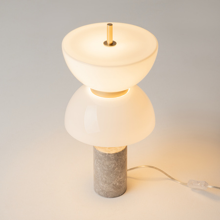 Lampka stołowa z marmurową podstawą LED 3000K Kyoto MOD178TL-L11GR3K Maytoni