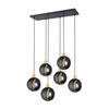 Lampa wisząca CYKLOP VI BLACK TK Lighting 2756