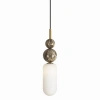 Lampa wisząca szklany klosz z ozdobnymi kulami Nova 1xG9 Maxlight P0642