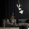 Lampa wisząca Mariposa motyw motyli 3 srebrna LED CCT Light Prestige LP-1715/3P CH
