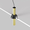Podtynkowa wysuwana cienka tuba LED 3000K Focus T C140RS-L200-7W3K-BBS Maytoni