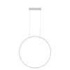 Lampa wisząca Mirror S 60cm biała LED 3000K Light Prestige LP-999/1P S WH