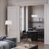 Lampa wisząca z abażurem z organzy 50cm 5xE27 Bergamo MOD613PL-05W1 Maytoni