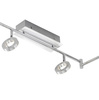 Lampa sufitowa listwa na sześć punktów świetlnych do łazienki IP44 LED 3000K SILEDA ALUMINIUM Paul Neuhaus 6787-96