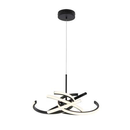 Lampa wisząca Spider 58 cm czarna LED CCT Light Prestige LP-1225/1P 58 BK