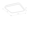 Plafon, lampa sufitowa AGNES SQUARE LED PRO Nowodvorski 10985