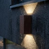 Kinkiet elewacyjny EDDY SQUARE IP65 CCT SWITCH CORTEN Azzardo AZ7259