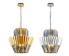 Lampa wisząca żyrandol kryształowy DONNA GOLD CHROME 9xE14 Milagro ML0413 ML0414 kolor do wyboru